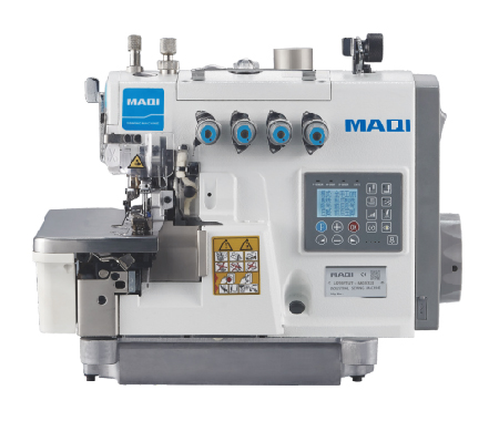 Super high speed top and bottom differential overlock sewing machine with auto trimmer
