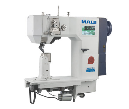 Computerized automatic threading roller presser post bed lockstitch series